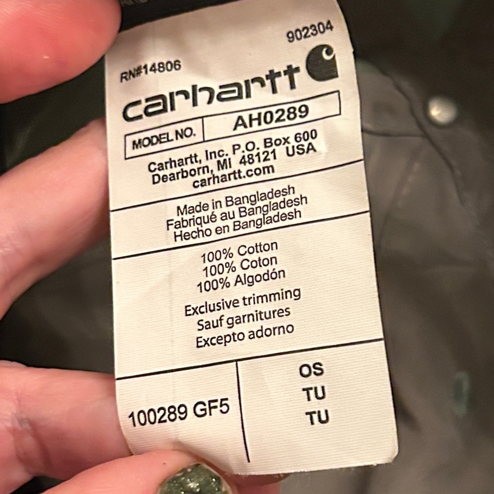 Carhartt Green Cap - Picture 5 of 9